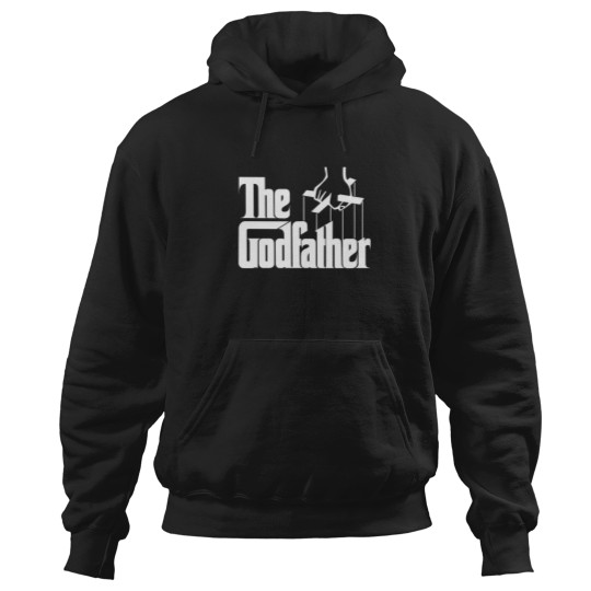 Discover The Godfather Original White Title Logo Hoodies