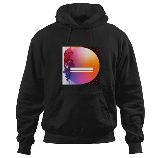 Discover man on the moon minimal album cover Hoodies