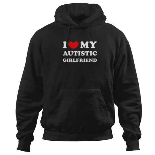 Discover I-Love-My-Autistic-Girlfriend-I-Heart-My-Autistic-Gf-T-Shirt Hoodies