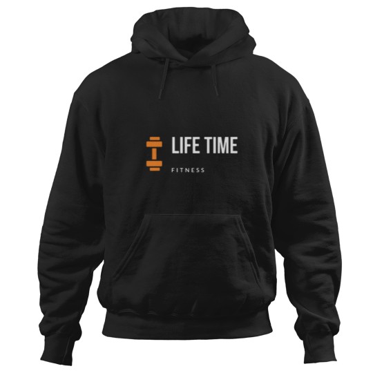 Discover Lifetime Fitness Black Tee Hoodies