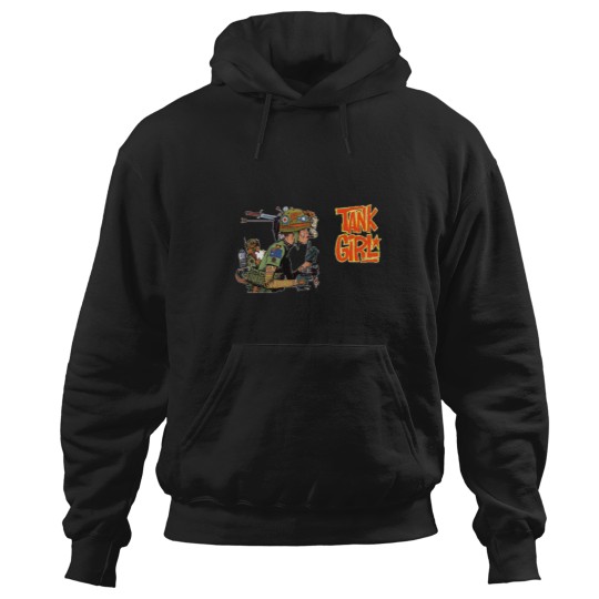 Discover Tank Girl  On Patrol Glossy Hoodies