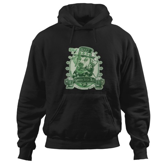 Discover 47 Green Irish Ale Label Hoodies