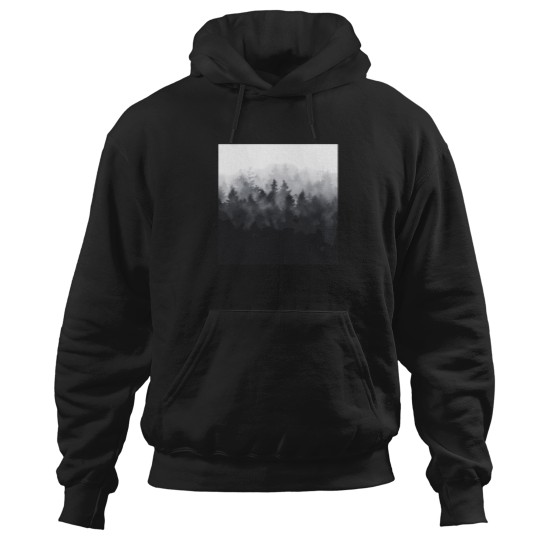 Discover The-Heart-Of-My-Heart--Midwinter-Blues-Gothic-Ravencore-Forest-With-Cascadia-Trees-Covered-In-Magic-Fog T-Shirt Hoodies