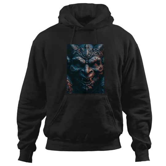 Discover A Gargoyle in stone with its demonic laugh Hoodies
