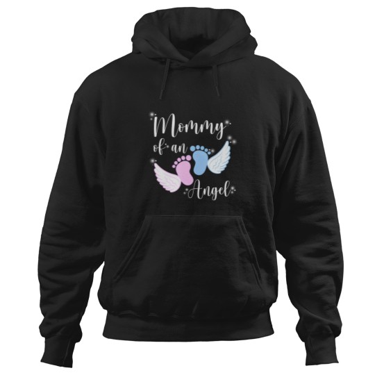 Discover Mommy Of An Angel Miscarriage Awareness Infant Loss Mom Love Hoodies