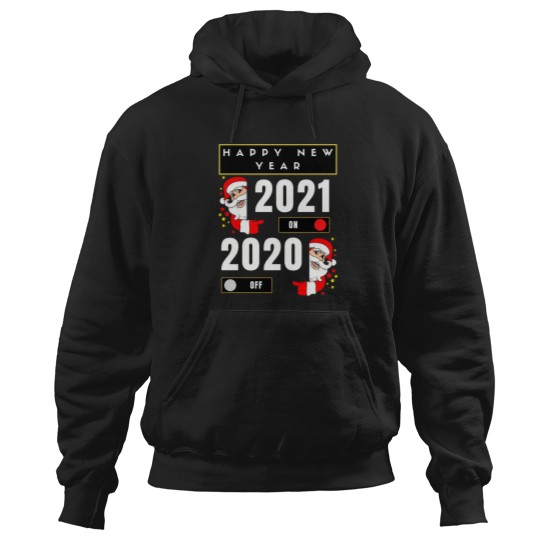 Discover Happy-New-Year-2020-Off-2021-On-Classic-T-Shirt Hoodies