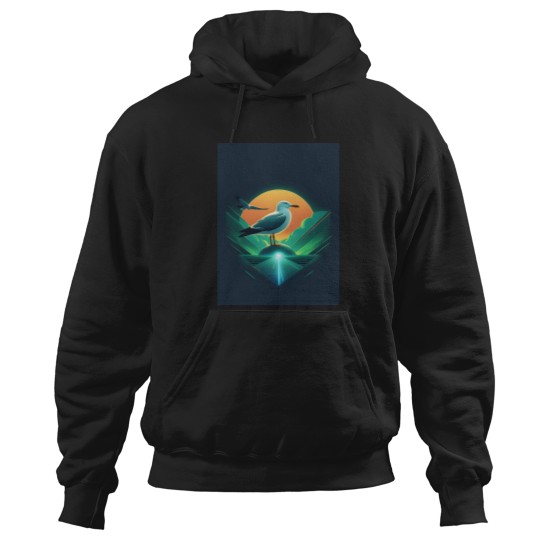 Discover The Seagull Planet Graphic Hoodies