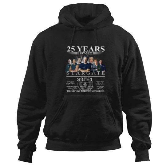 Discover Stargate SG1 25 years 1997-2022 Thanks you for the memories Hoodies