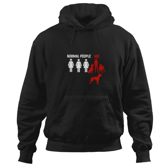 Discover funny American bulldog normel pepole me Hoodies