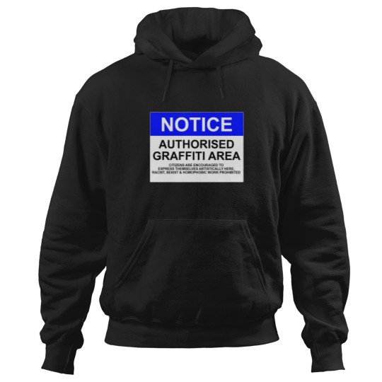 Discover Authorised Graffiti Area Hoodies
