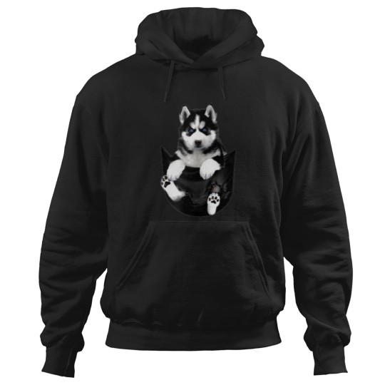 Discover Siberian Husky in My Pocket Cute Dog Lovers Hoodies