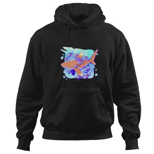 Discover Oceanic Whitetip Anatomy Sunaookami Shiroko Blue Archive Sticker Hoodies