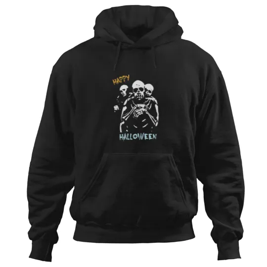 Discover Happy Halloweenhalloween costumetrick or treatHalloween squelet Hoodies