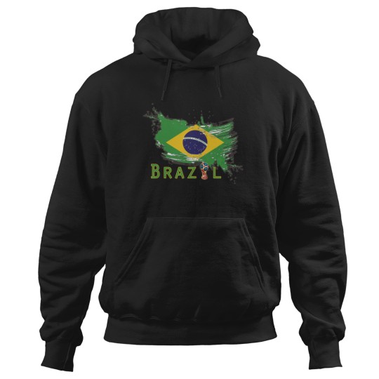 Discover Brazil 2018 FIFA World Cup Brazilian Football Confederation CBF Hoodies
