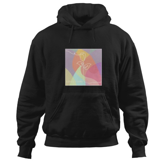Discover Lonely God album cover doodle with font Hoodies