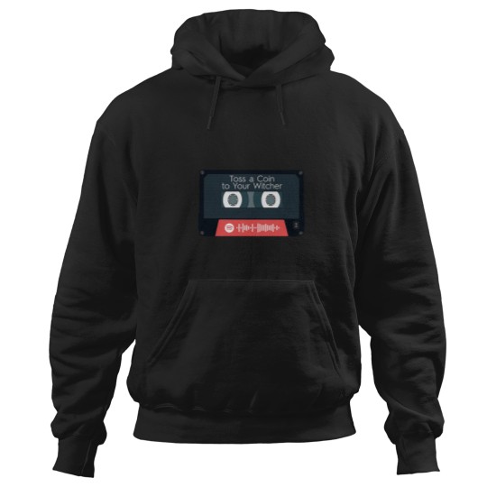 Discover toss a coin to your witcher cassette tape Hoodies