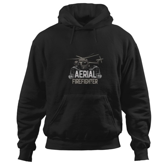 Discover Aerial Firefighter Gift Fireman Helicopter Pilot Hoodies