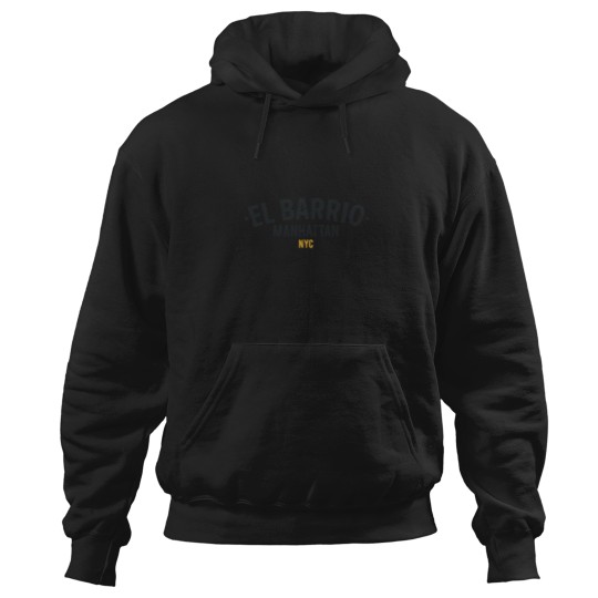 Discover New York El Barrio - El Barrio Spanish Harlems - El Barrio NYC Spanish Harlems Manhattan logo Hoodies