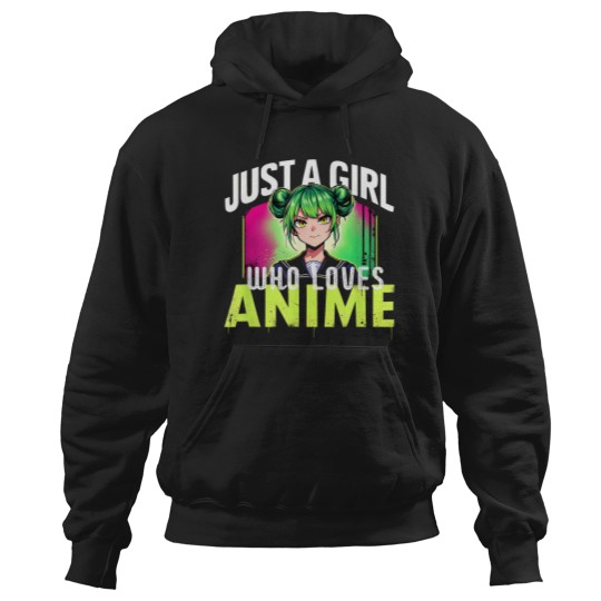 Discover Just A Girl Who Loves Anime Anime Lover Hoodies