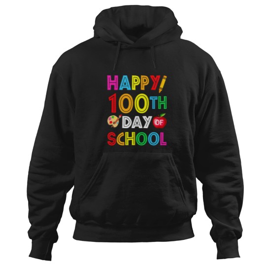 Discover 100th Day of School Teachers Kids Child Happy 100 Days 3 Hoodies