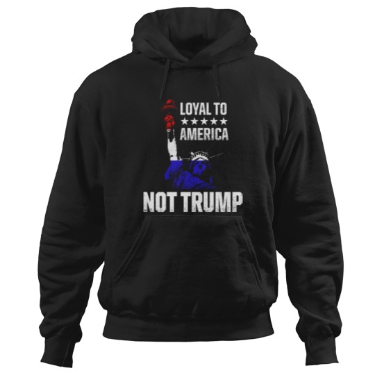 Discover Anti-trump 2020 Us Flag Art Against Trump Usa Election Hoodies