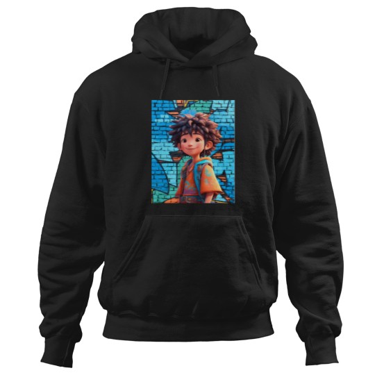 Discover Animated-Rap-Style-Graffiti-T-Shirt Hoodies