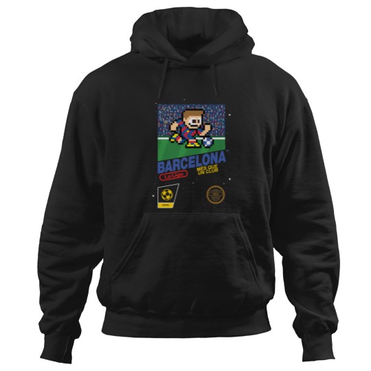 Discover Fc-Barcelona-V2--(8-Bit-Football--Soccer-Videogame-Cart) T-Shirt Hoodies
