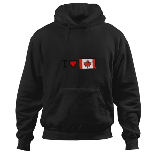 Discover I-Love-Canada-Love-Art T-Shirt Hoodies