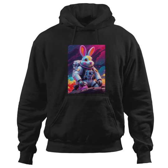 Discover Astronaut-Rabbit T-Shirt Hoodies