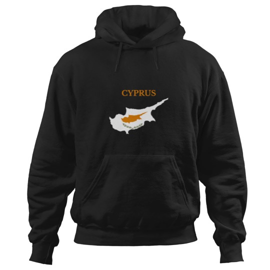 Discover Cyprus-Map-Flag T-Shirt Hoodies