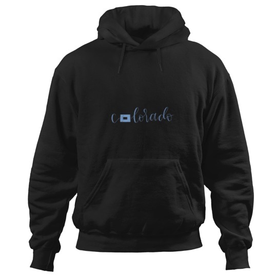 Discover C0lorado cursive Hoodies