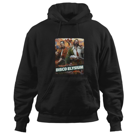 Discover Gifts For Men Disco Gaming Elysium Graphic For Fan Hoodies