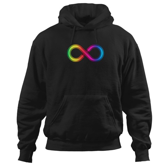 Discover Neurodiversity Rainbow Infinity Knot Active T-Shirt 164 Hoodies