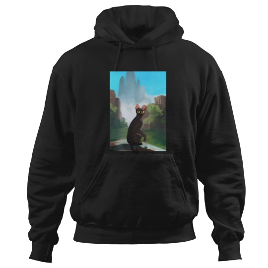 Discover Flow Cat Static red  Celica T23 7gen Hoodies