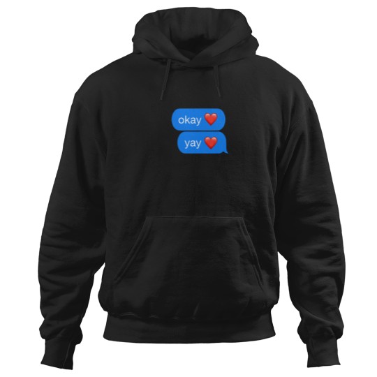 Discover Okay Yay memes Okay Yay heart Classic Hoodies