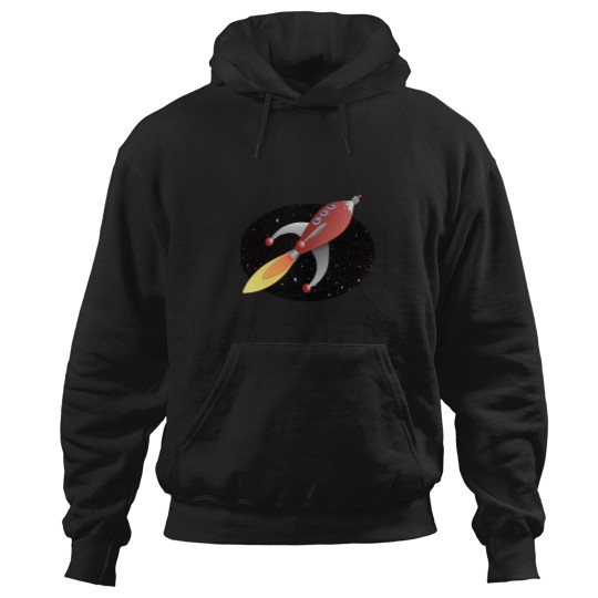 Discover Cartoon rockets - spaces travel Classic Hoodies