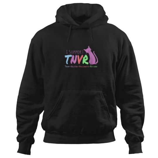 Discover TNVR Feral Cat Advocate Cat Lover Support TNVR Hoodies