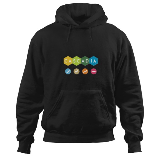 Discover Cascadia board game Hoodies