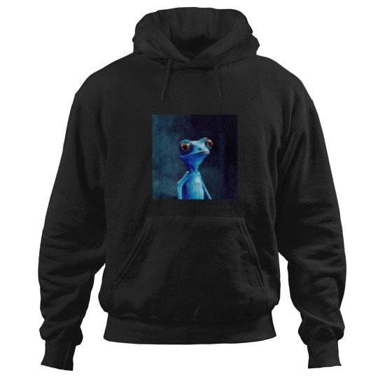 Discover Blue Geckos Standing Tall Classic Hoodies