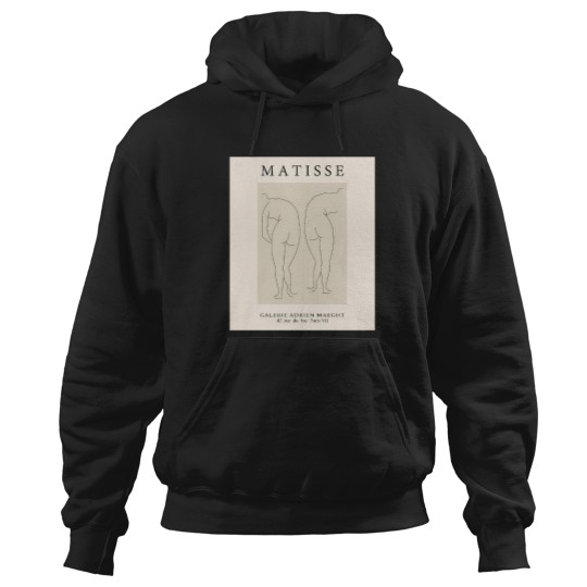Discover Two Naked Women - Matisse Style - Matisse Line Art Simple minds Hoodies