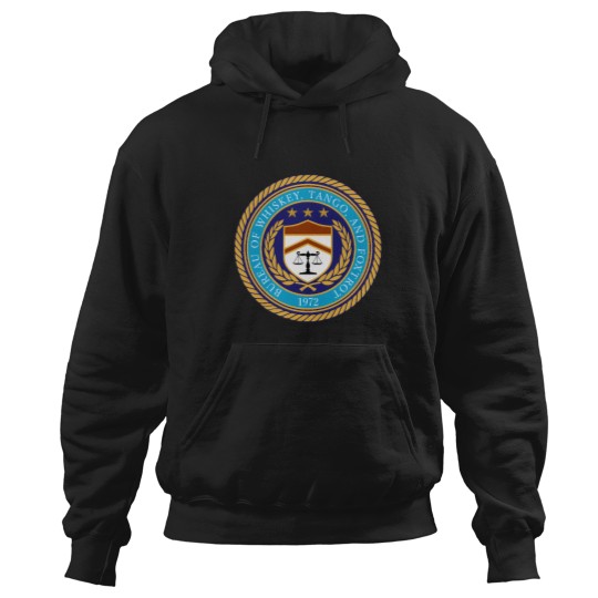 Discover Bureau of Whiskey Tango and Foxtrot Hoodies