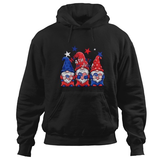 Discover Happy 4th of July Gnome Hoodies