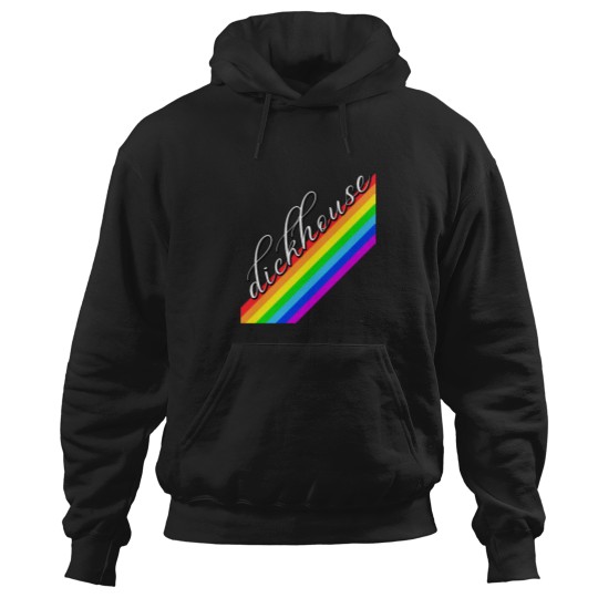 Discover DickhouseDickhouse ProductionsChalk Paintsliding Rainbow Who Deyyyyyyyyy Hoodies