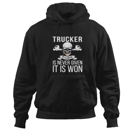 Discover Freedom Is Never Given It Is Won - Truckers Convoy Hoodies