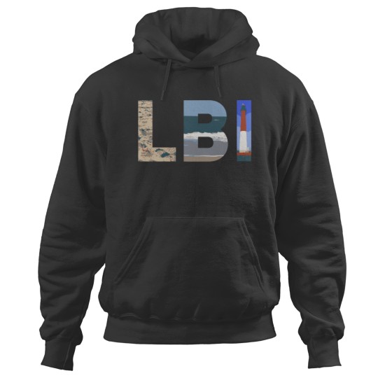 Discover Lbi Long Beach Island Nj Photo Beach Ocean Lightho Hoodies