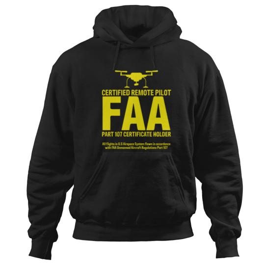 Discover FAA Certified Drone Pilot Funny Gift Hoodies