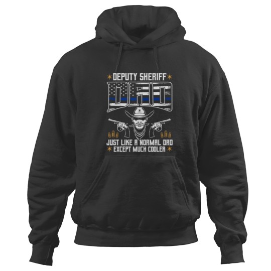Discover Deputy Sheriff Cool Dad Police Law Enforcement Hoodies