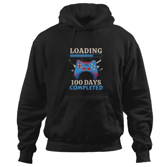 Discover Level 100 Days Of School Complete Gamer Video Game Hoodies