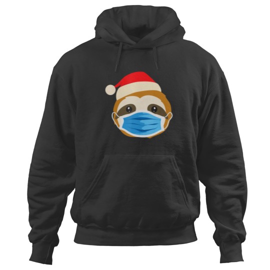 Discover Sloth Wearing Face Mask Pajamas Christmas Gifts Hoodies