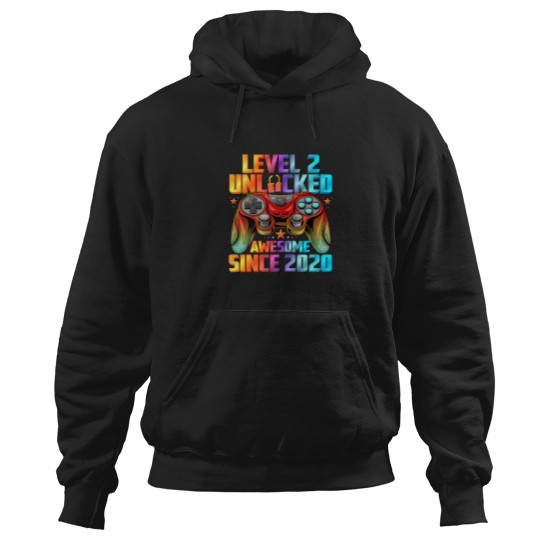 Discover Level 2 Unlocked Awesome Since 2020 2Nd Birthday G Hoodies